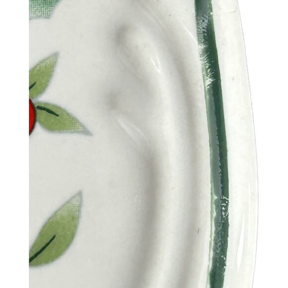 Pfaltzgraff‎ WINTERBERRY Square Serving Platter 12 In Holly & Berries - Picture 5 of 6